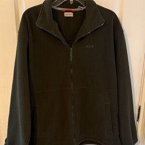 IZOD Men's Dark Green Fleece Jacket
